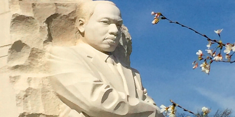 A statue of Martin Luther King