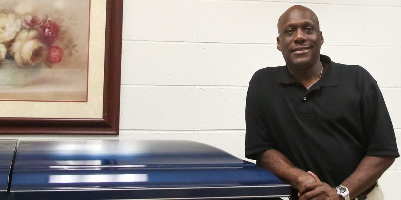 Funeral Service program lead Frank Walton.